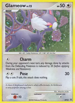 DP Black Star Promos Glameow Pokémon card
